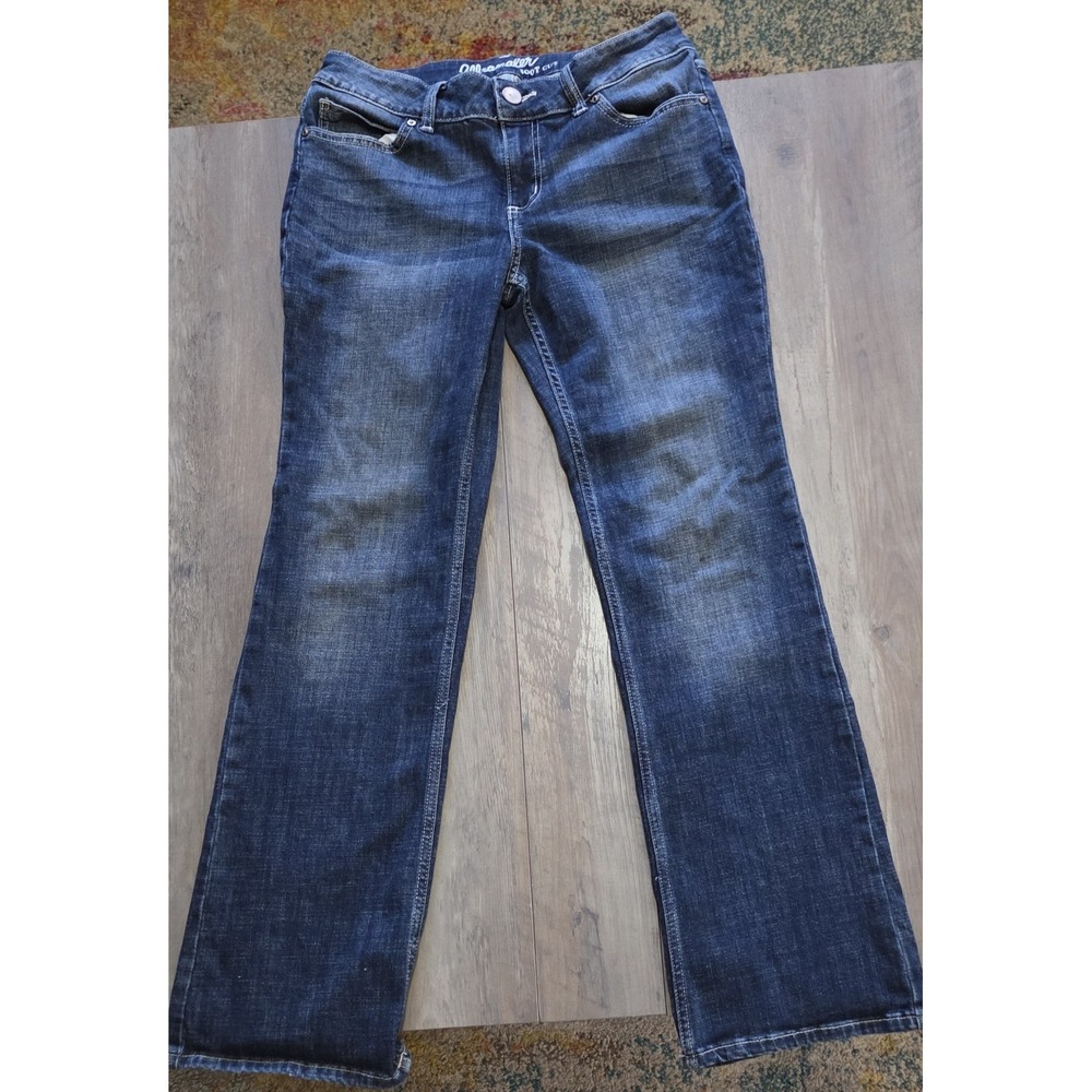 Wrangler Bootcut  Dark Wash Denim Blue Jeans Junior Girls 9x32 (29.5" Inseam)